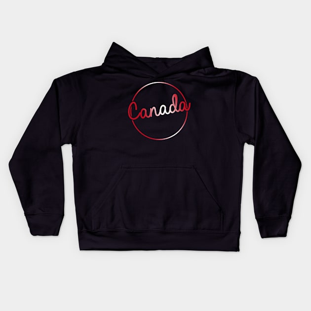 Canada Kids Hoodie by ElviaMontemayor